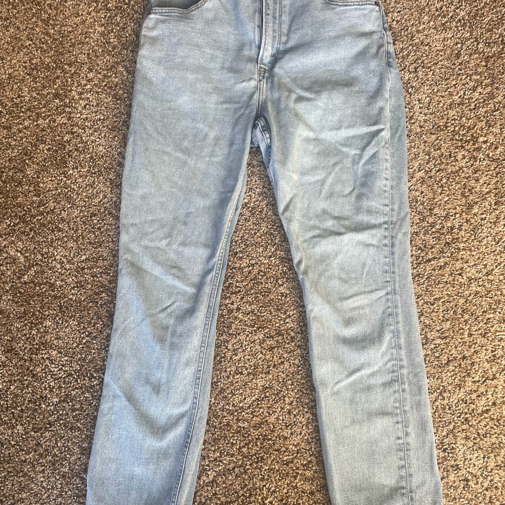 Abercrombie & Fitch Light Blue Ultra High Rise Jeans